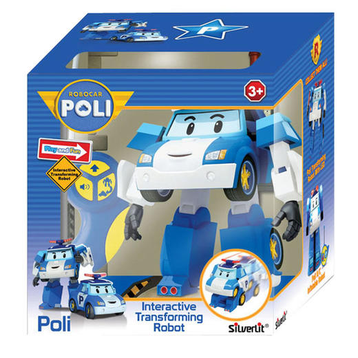 银辉  珀利自动变形机器人警车  SLVC83086STD 商品图0