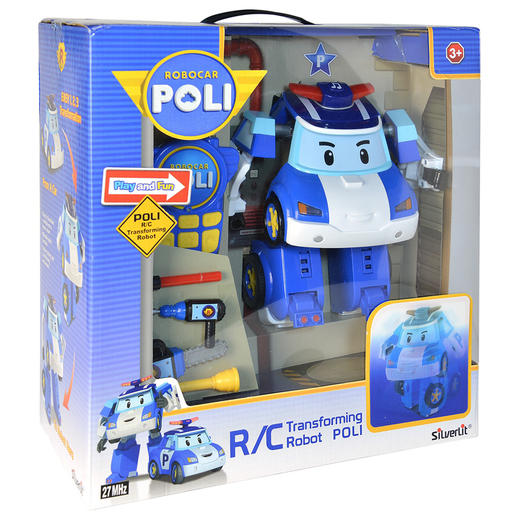 银辉  珀利遥控多功能变形警车  SLVC83185STD 商品图0