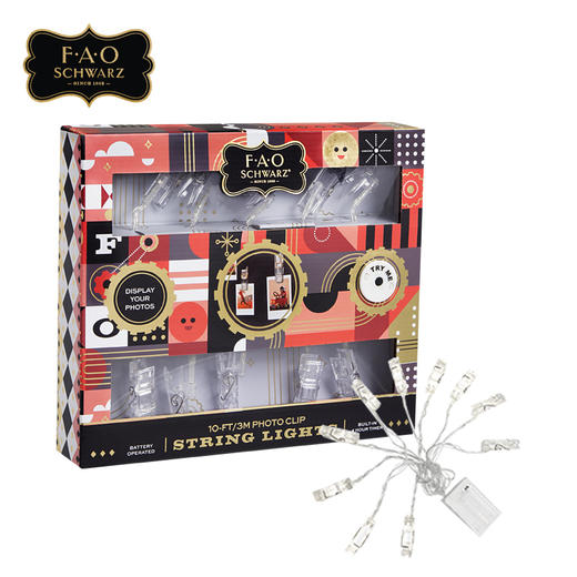 F.A.O.  LED塑料夹子装饰灯串  TSFC3900112 商品图0