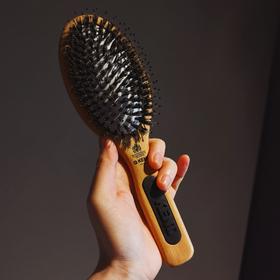 [屁侠推荐.pippa]天然猪鬃毛 气囊按摩 KENT肯特 大号气垫猪鬃梳 护发