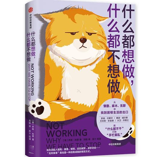 什么都想做 什么都不想做 乔希科恩著 从拖延内卷疲倦麻木中挣脱 陪你按下暂停键 找到困顿生活的出口 商品图0