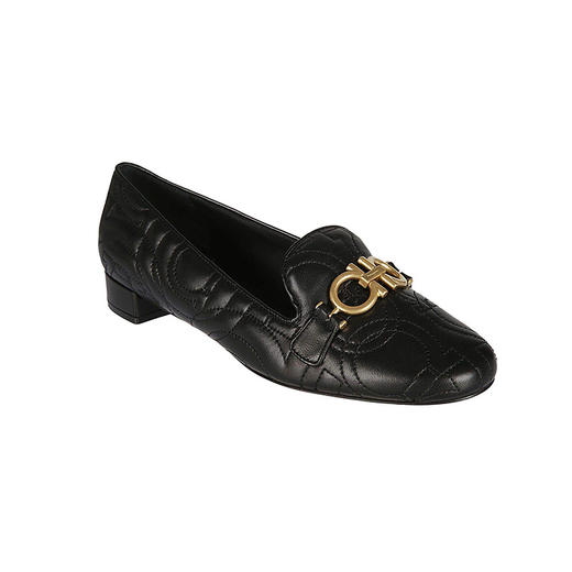 FERRAGAMO 菲拉格慕 女士皮鞋 黑色 699932 商品图1