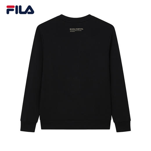 FILA【张艺兴同款】男子卫衣 2022年新款红色圆领针织衫F11M218215F 商品图1