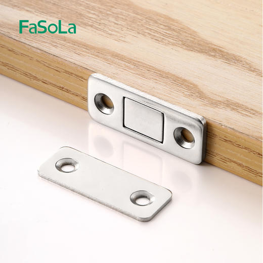 FaSoLa衣柜门吸强磁免打孔贴片吸合器隐形推拉移门磁碰自吸磁铁条 商品图0