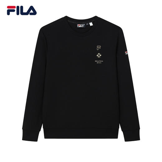 FILA【张艺兴同款】男子卫衣 2022年新款红色圆领针织衫F11M218215F 商品图0