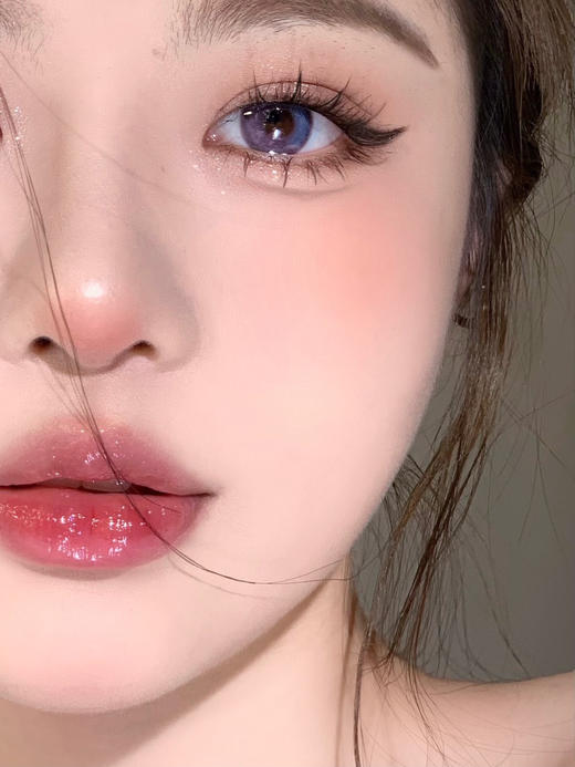 【年抛】G391 高光渐变蓝紫色 DeeKay   | 中直径14.2 着色13.5 | 【同品牌多副美瞳更划算，选款色板在详情页内，358两幅 458三幅】，微混血美瞳 商品图2