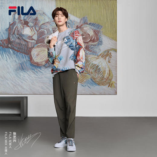 FILA【张艺兴同款】同款情侣卫衣2022春季新款F11M218234F 商品图0