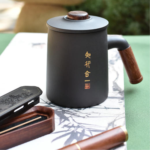 羽诗制造出品 香约甬城套装紫砂将军杯香器组合宁波元素文创礼盒 商品图2