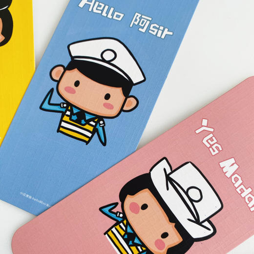 叱咤手绘个性人物书签（一套6张） 商品图4