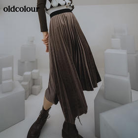 oldcolour2022春季新品商场同款气质休闲百搭长裙GO11063603