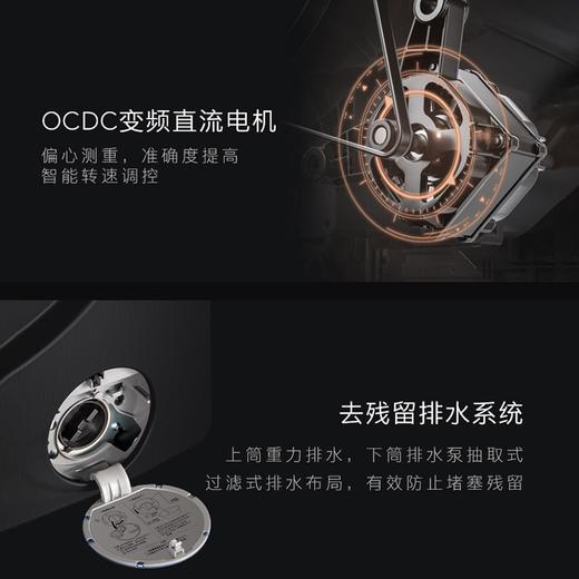 COLMO 太空舱系列家用母婴全自动智能投放滚筒 15KG大容量双筒变频洗衣机 CLGG15E 子母分舱洗衣机 商品图7