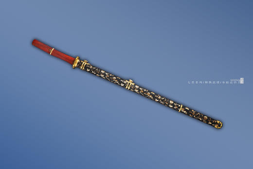 三希堂 七星系列 陨铁金银莊唐刀 未开刃 商品图0