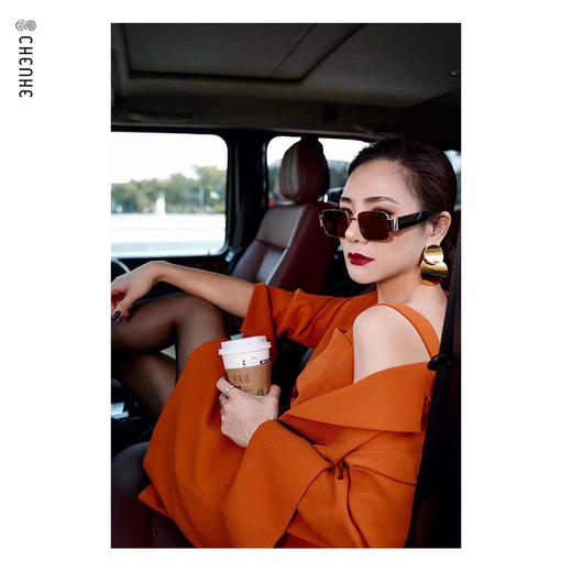 【爱马仕橙吊带裙】纯色时髦内搭外穿连衣裙9211023576【奥莱】 商品图2