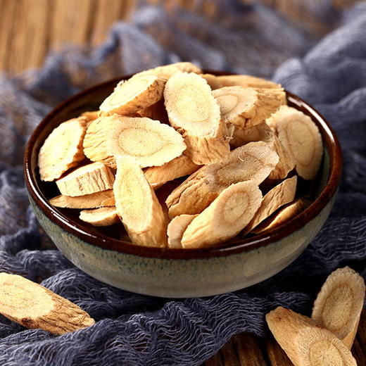 【张太和黄芪精选大片 200g/罐】药香味甜 皮白心黄，足龄大根切片 清香甘甜 商品图0