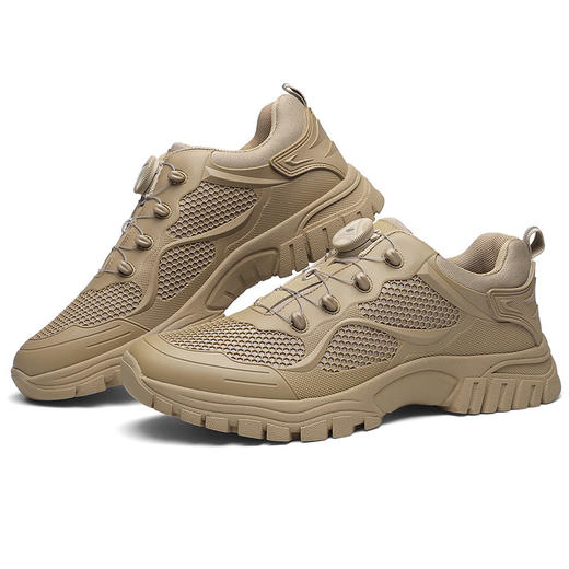 强人户外休闲鞋男新一代免系鞋带快速旋转扣运动跑步鞋日常徒步登山训练男鞋 商品图13