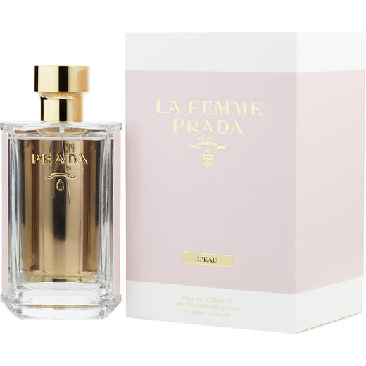 意大利 普拉达 （Prada）缨粉淑女女士淡香水 La Femme L'Eau EDT 100ml【香港直邮】 商品图1