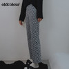 oldcolour2022春季新品商场同款休闲棋盘格长裤女GO11073662 商品缩略图2