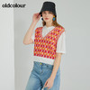 oldcolour春季新款时尚气质休闲百搭针织背心O13051323 商品缩略图2