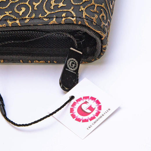 宠物美容剪刀包 6位剪刀收纳包 黑白纹剪刀包 商品图4