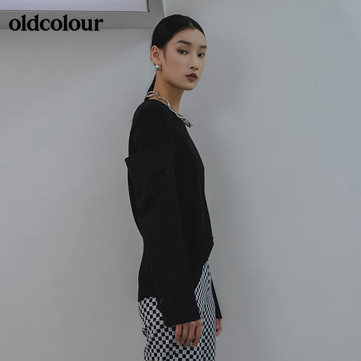 oldcolour2022春季新品商场同款休闲气质套头衫女GO11052605 商品图1
