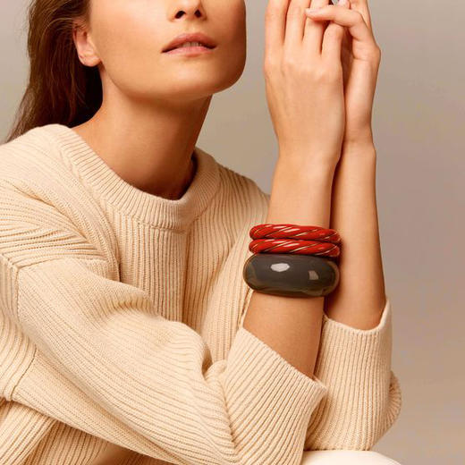 订购8周到｜Aurélie Bidermann-Diana-朱红色 手镯［法国设计师］ 商品图1