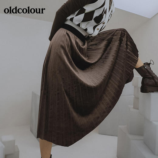 oldcolour2022春季新品商场同款气质休闲百搭长裙GO11063603 商品图4