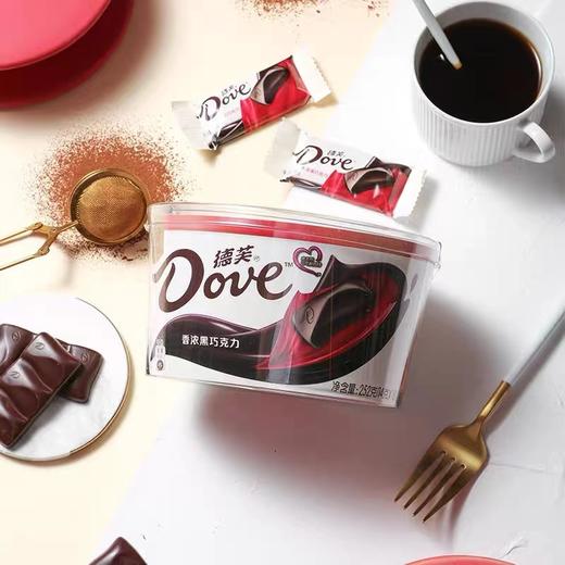 德芙香浓黑巧克力252g 商品图0