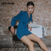 oldcolour春季新品商场同款气质水洗牛仔连衣裙GO11107667 商品缩略图1