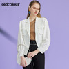 oldcolour2022春季新款气质修身西装短外套O12041204 商品缩略图2
