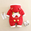 【SSEMMY KIDS】冬装1男女新生宝宝冬季【过年棉衣婴儿加厚日发完拜年月】红色 商品缩略图4
