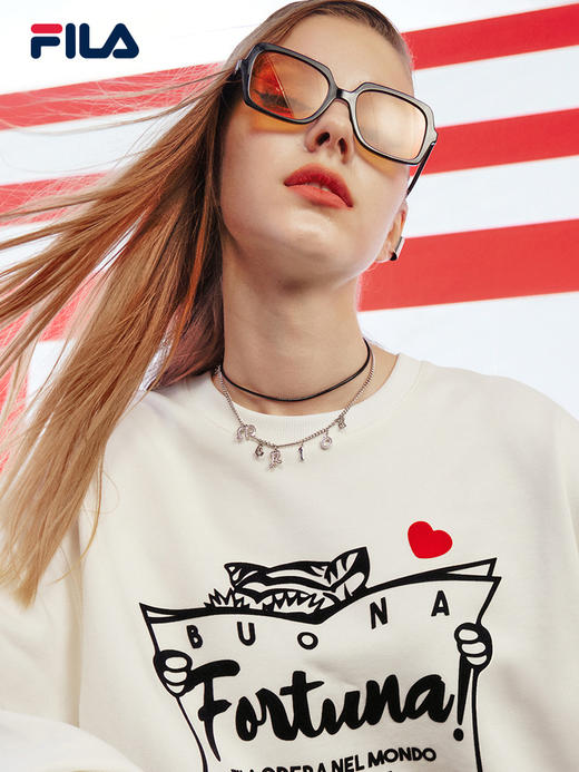 FILA【江疏影同款】套头卫衣F11U219203F 商品图2