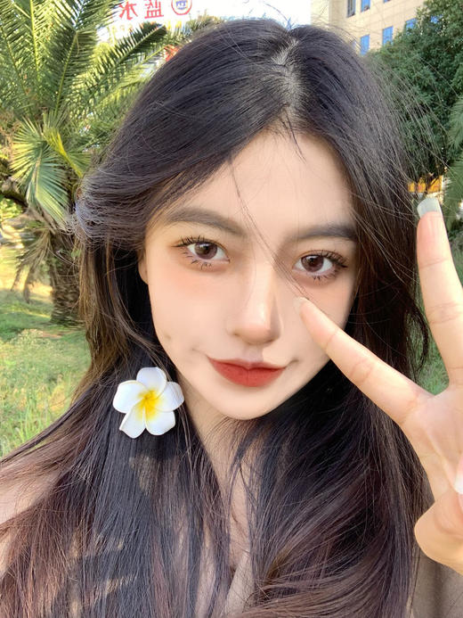 年抛 G305 DeeKay   中直径14.2 着色13.1 (同品牌多副美瞳更划算 选款色板在详情页内 358两幅 458三幅) 微混血美瞳 双拼蜜桃粉色 商品图7