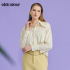 oldcolour2022春季新款时尚气质通勤百搭长袖衬衫O12013216 商品缩略图0