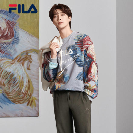 FILA【张艺兴同款】同款情侣卫衣2022春季新款F11M218234F 商品图3