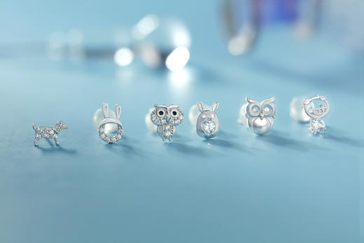 山房VIP内购福利团：设计款9K黄金造型耳钉任选3件999元 商品图0