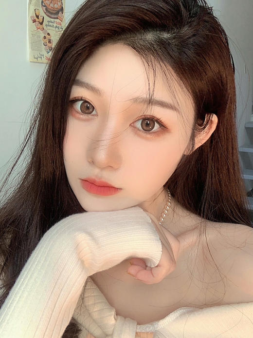 【年抛】G392 高光渐变橙棕色 DeeKay   | 中直径14.2 着色13.5 | 【同品牌多副美瞳更划算，选款色板在详情页内，358两幅 458三幅】，微混血美瞳 商品图4