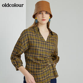 oldcolour2022春季新款时尚气质休闲百搭长袖衬衫O13013366