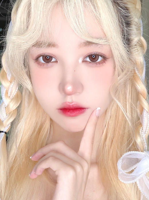 【年抛】G392 高光渐变橙棕色 DeeKay   | 中直径14.2 着色13.5 | 【同品牌多副美瞳更划算，选款色板在详情页内，358两幅 458三幅】，微混血美瞳 商品图12