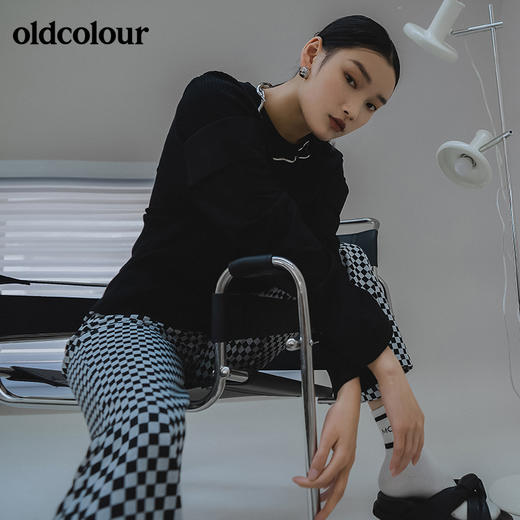 oldcolour2022春季新品商场同款休闲气质套头衫女GO11052605 商品图4