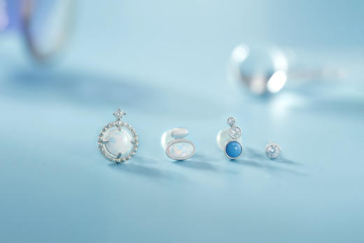 山房VIP内购福利团：设计款9K黄金造型耳钉任选3件999元 商品图6