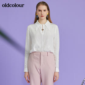 oldcolour2022春季新款时尚气质通勤百搭长袖衬衫O12013213