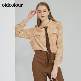 oldcolour2022春季新款时尚气质休闲百搭长袖衬衫O12013248