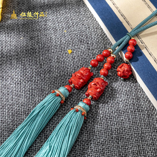 朱砂三六合挂件 商品图0