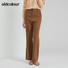 oldcolour2022春季新款时尚气质修身百搭休闲阔腿长裤O12073277 商品缩略图2