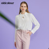 oldcolour2022春季新款时尚气质通勤百搭长袖衬衫O12013213 商品缩略图2