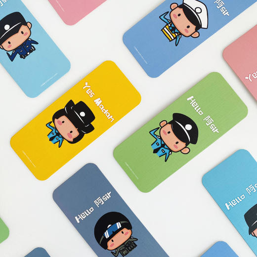 叱咤手绘个性人物书签（一套6张） 商品图1