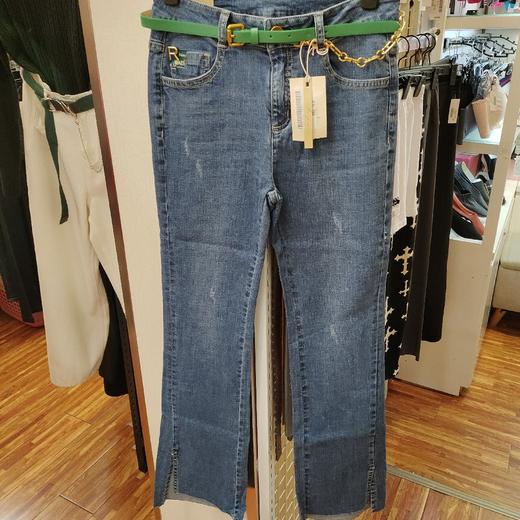 女牛仔微叭裤N2080 商品图0