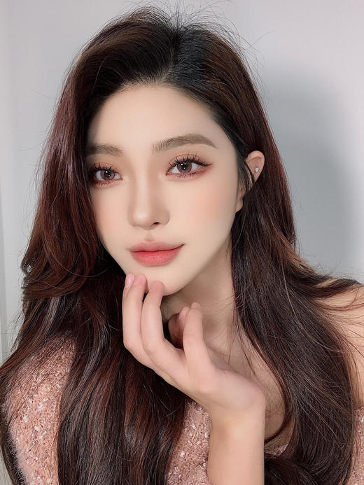 年抛 G305 DeeKay   中直径14.2 着色13.1 (同品牌多副美瞳更划算 选款色板在详情页内 358两幅 458三幅) 微混血美瞳 双拼蜜桃粉色 商品图11