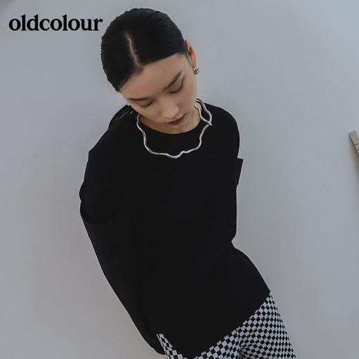 oldcolour2022春季新品商场同款休闲气质套头衫女GO11052605 商品图3