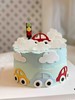 卡通小汽车蛋糕，动物奶油翻糖装饰生日蛋糕，全部装饰可食用 商品缩略图4